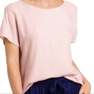 HANRO Favorites Short Sleeve sleep Lounge T Shirt MEDIUM